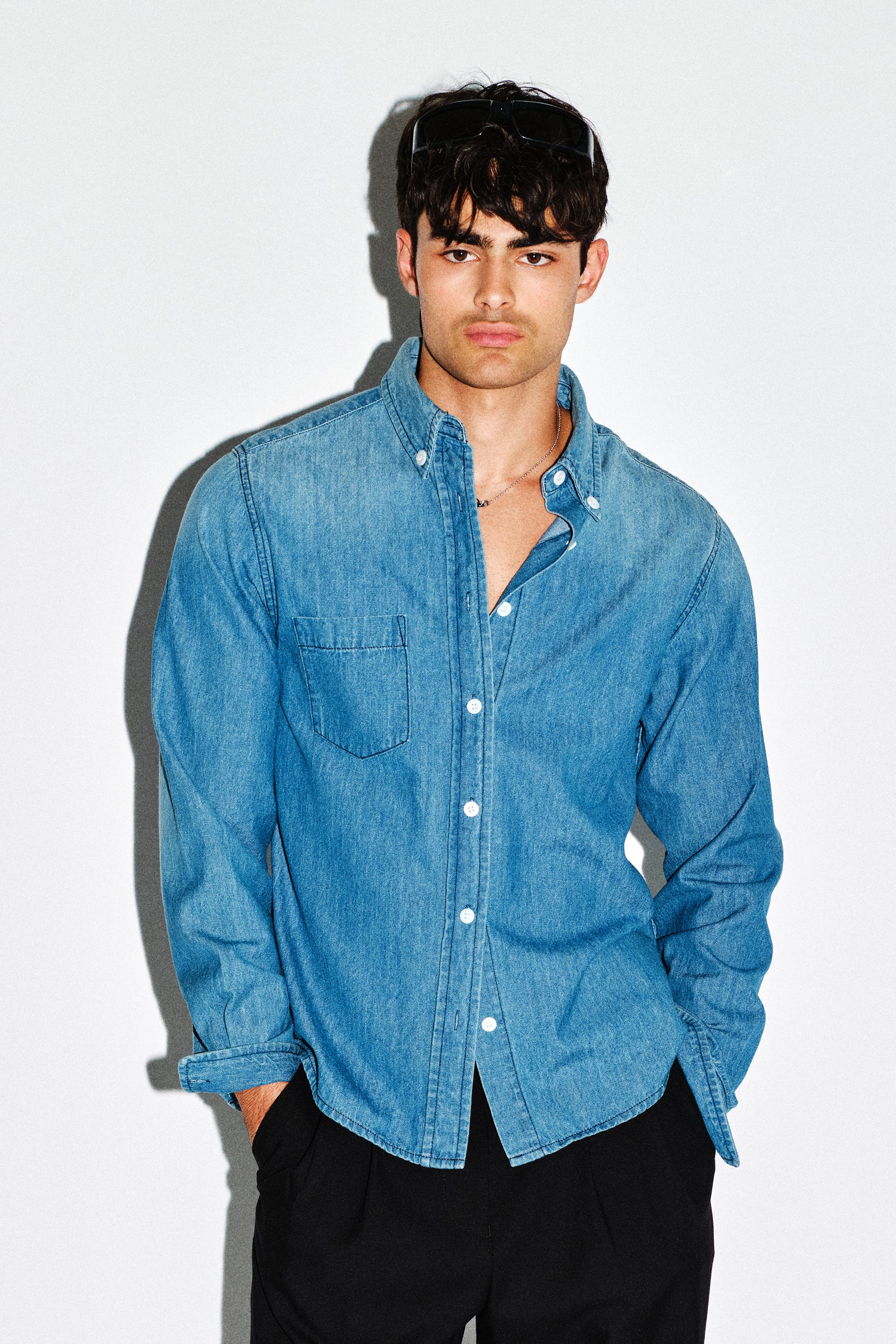 Beachwood Western Denim Shirt - Image 13