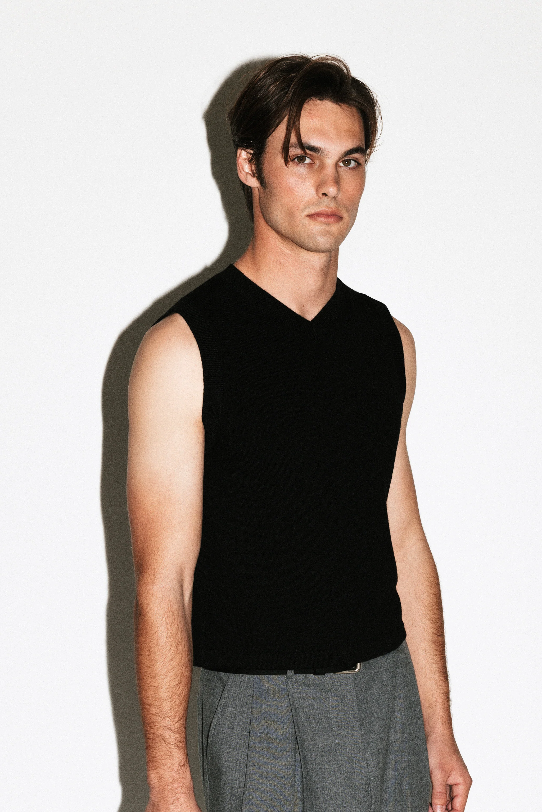 Berkeley Merino V-Neck Vest - Image 2