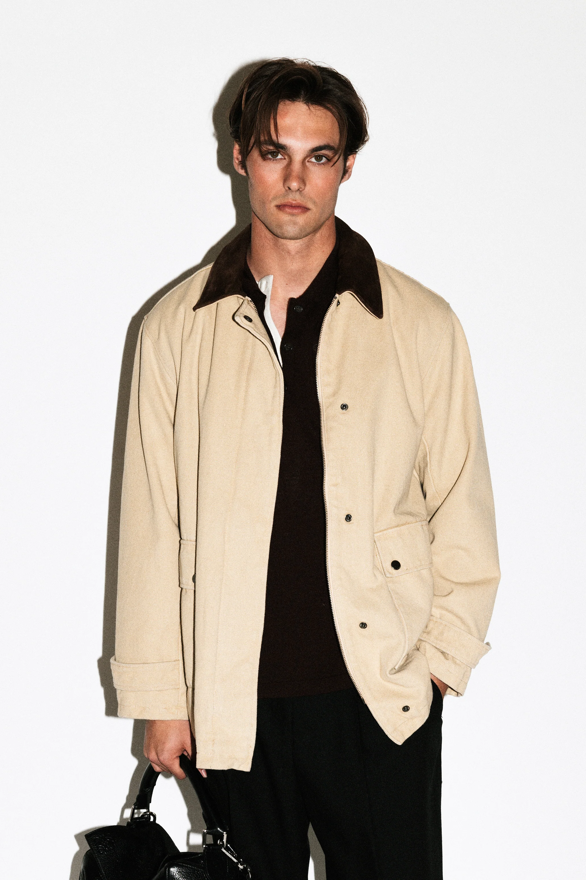Brentwood Suede Collar Barn Jacket - Image 5