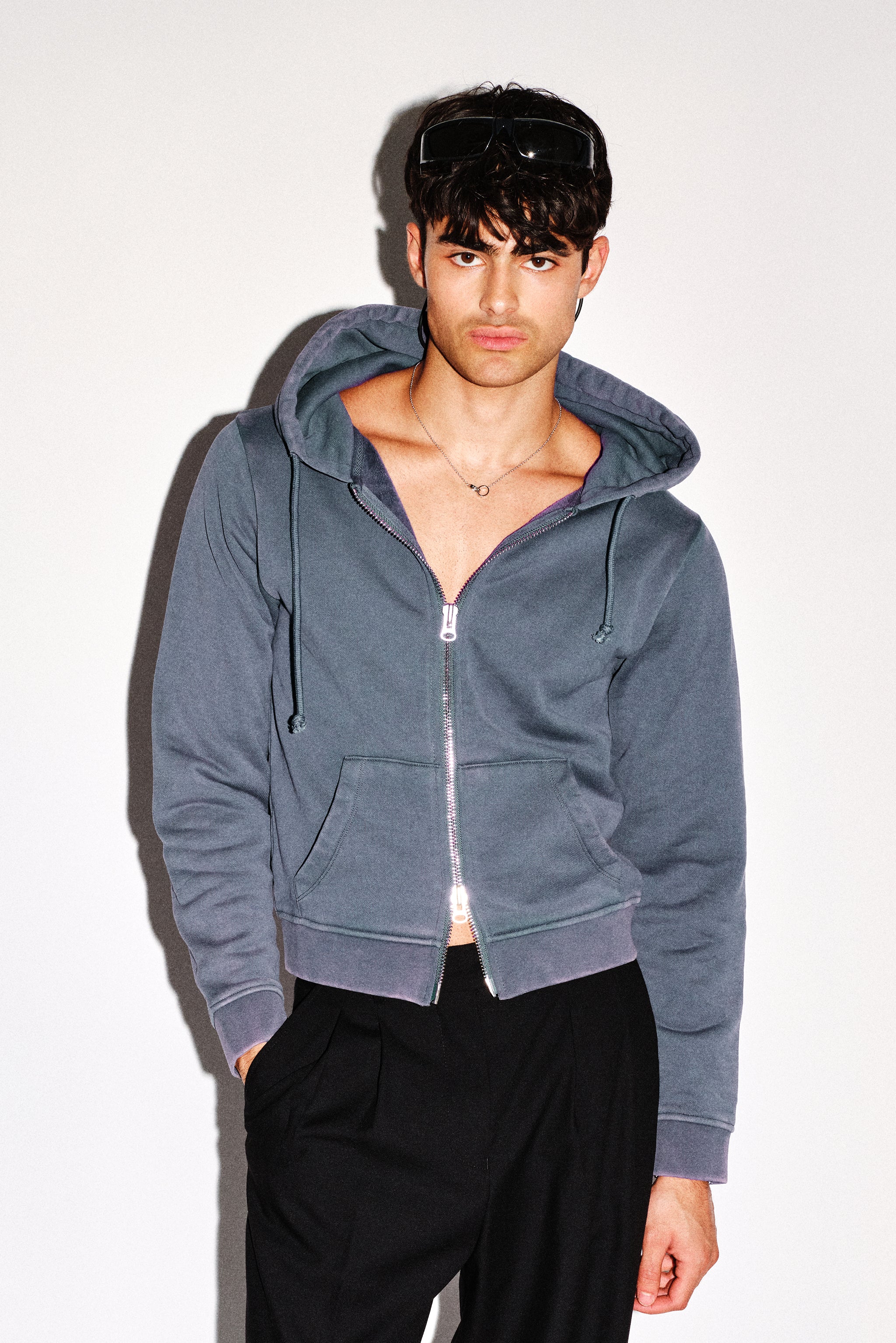 Douglas Shrunken Zip Hoodie - Image 16