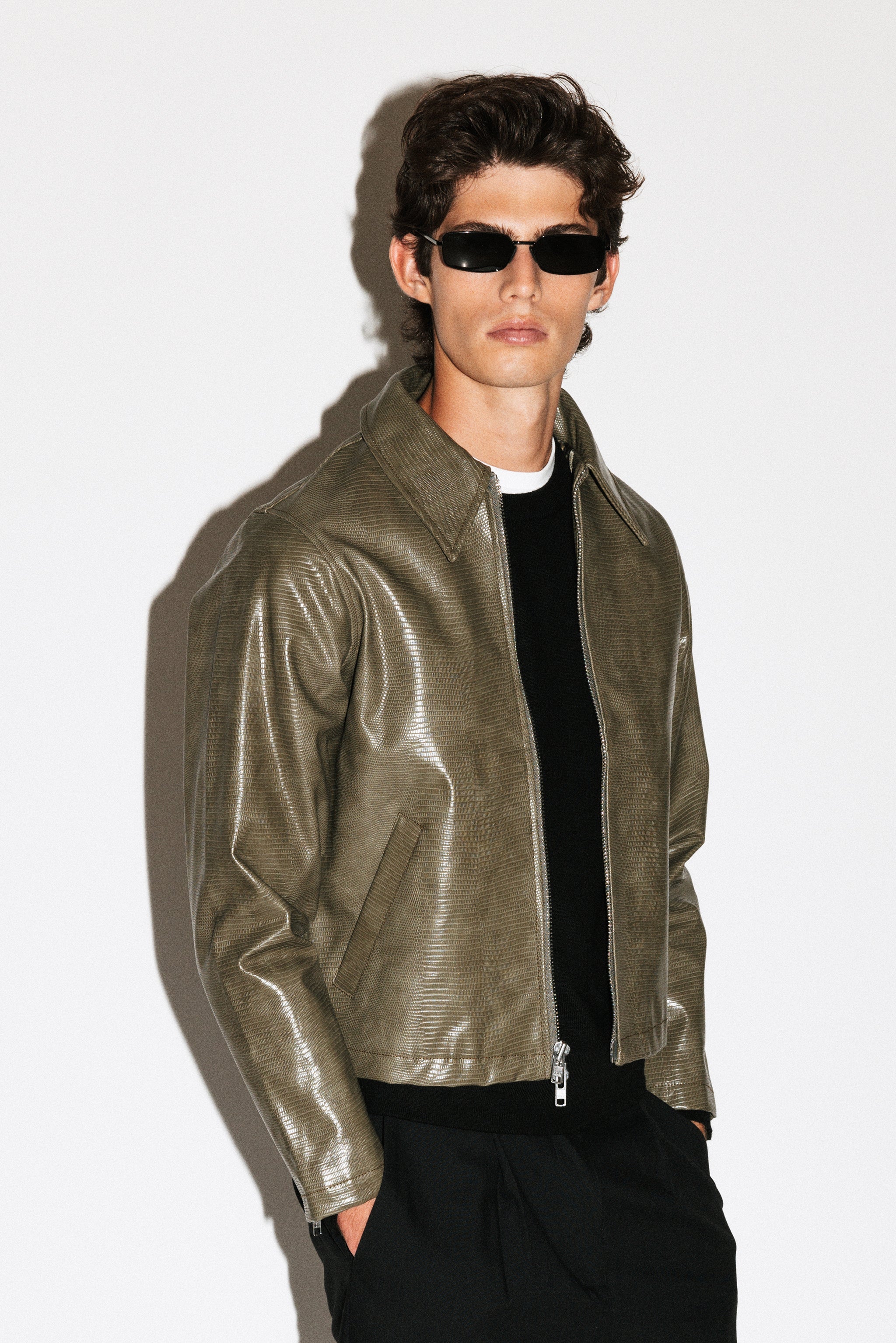 Fairfax Slim Lizard Blouson - Image 6