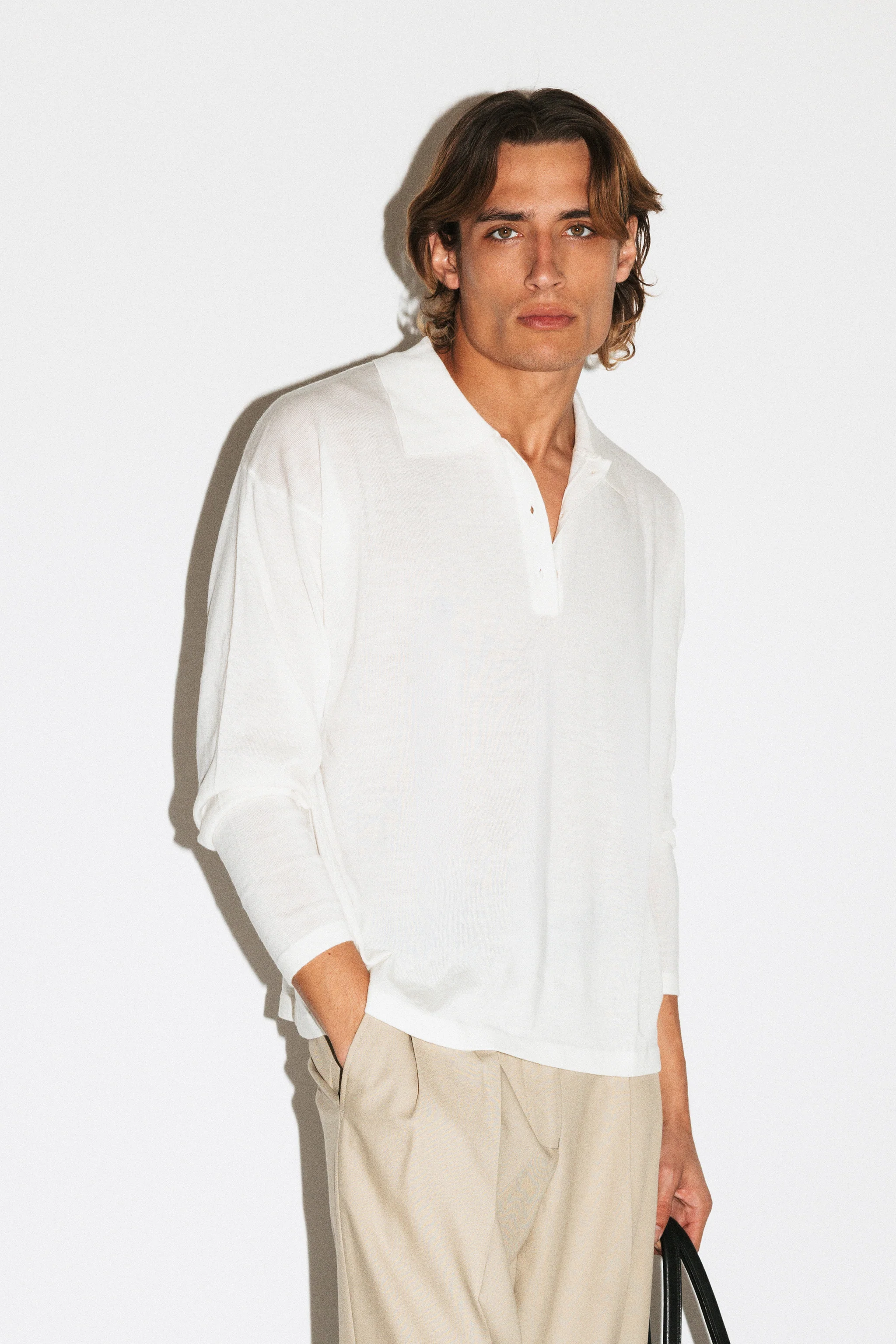 Lakeview Long Sleeve Merino Polo - Image 14