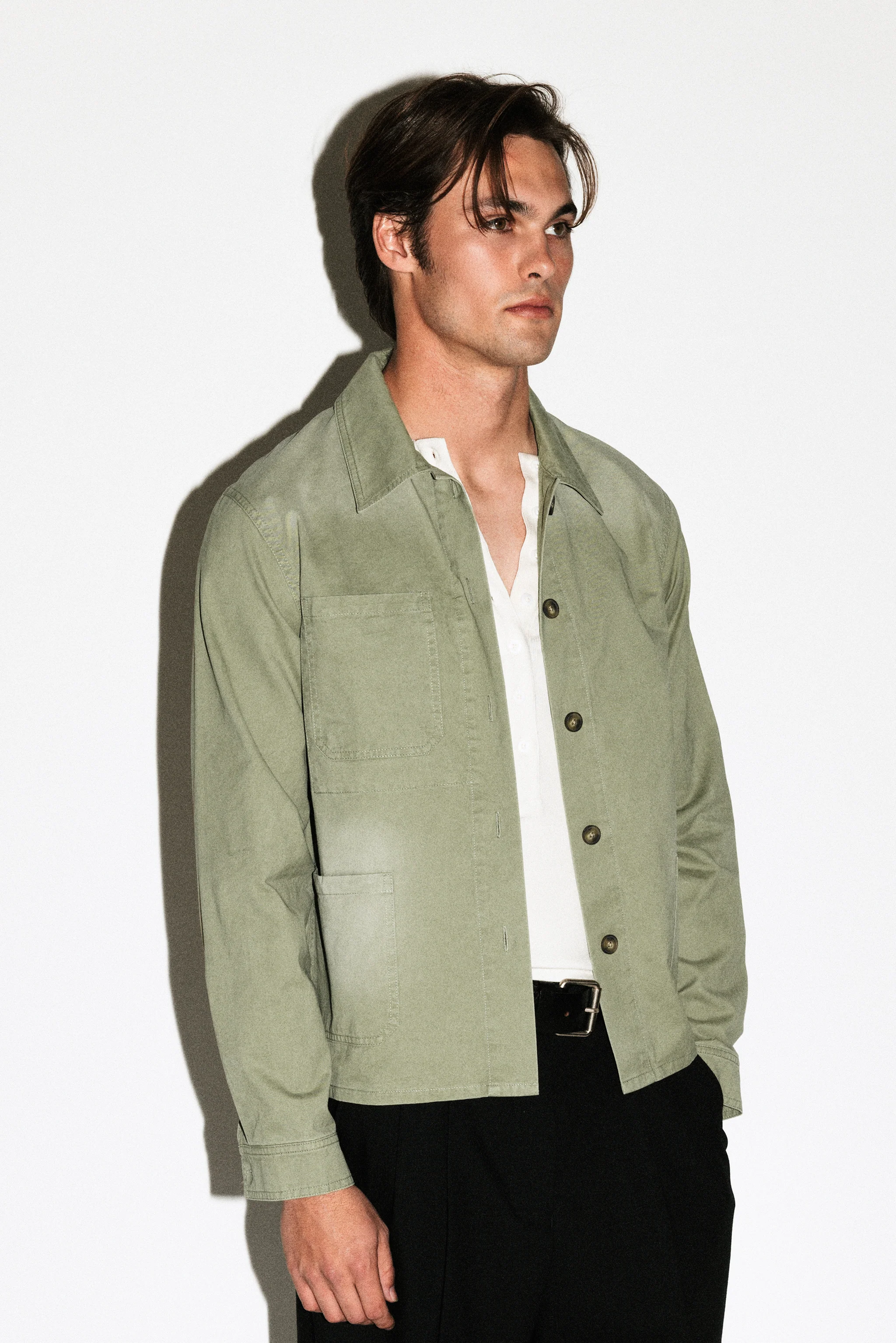 Mills Stonewashed Workwear Shirt - Image 6
