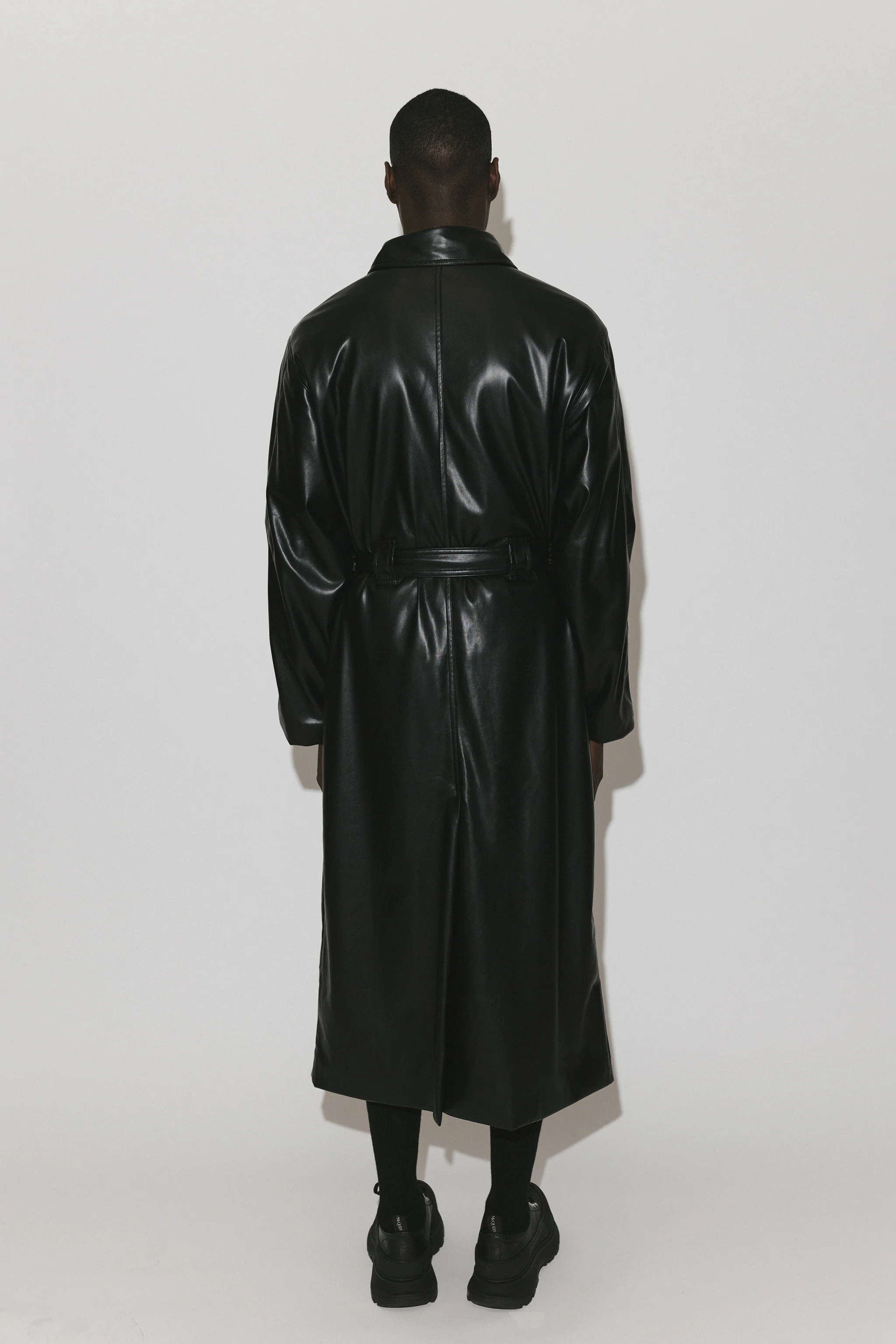 Palladium Vegan Leather Trench | Black - Image 8